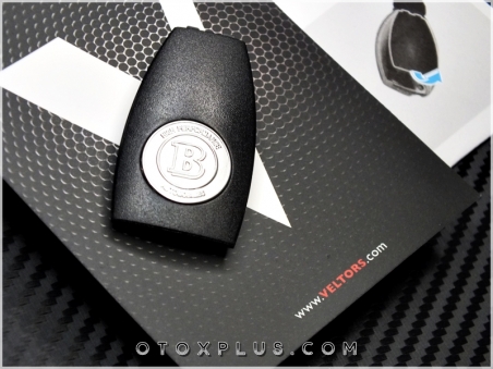Mercedes Brabus Logo Amblem Anahtar Kumanda Kabı Eklenti