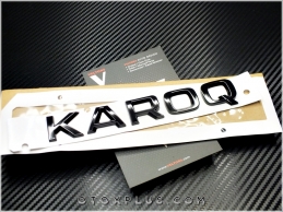 Skoda Parlak Siyah / Piano Black KAROQ Bagaj Yazı Logo Amblem Skoda Parlak Siyah / Piano Black KAROQ Bagaj Yazı Logo Amblem