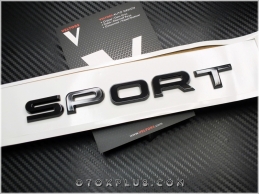 Range Rover Yeni Nesil Parlak Siyah SPORT Bagaj Yazı Logo Amblem