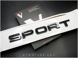Range Rover Yeni Nesil Parlak Siyah SPORT Bagaj Yazı Logo Amblem