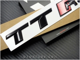 Audi Piano Black / Parlak Siyah TTRS / TT RS Bagaj Yazı Logo Amblem Audi Piano Black / Parlak Siyah TTRS / TT RS Bagaj Yazı Logo Amblem