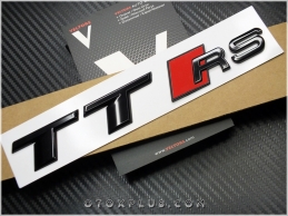 Audi Piano Black / Parlak Siyah TTRS / TT RS Bagaj Yazı Logo Amblem Audi Piano Black / Parlak Siyah TTRS / TT RS Bagaj Yazı Logo Amblem