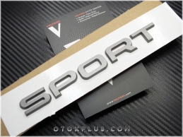 Range Rover Yeni Nesil Koyu Gri SPORT Bagaj Yazı Logo Amblem Range Rover Yeni Nesil Koyu Gri SPORT Bagaj Yazı Logo Amblem