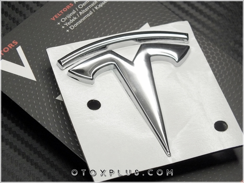 Tesla Parlak Krom Araç Yazı Logo Amblem Tesla Parlak Krom Araç Yazı Logo Amblem