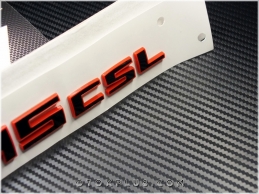 BMW Red Black / Kırmızı Siyah M5 CSS / M5CSL Bagaj Yazı Logo Amblem