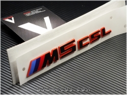 BMW Red Black / Kırmızı Siyah M5 CSS / M5CSL Bagaj Yazı Logo Amblem