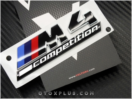 BMW Yeni Nesil M4 Competition Yazı Logo Amblem Seti