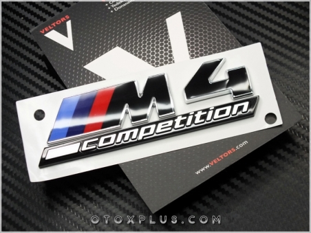 BMW Yeni Nesil M4 Competition Yazı Logo Amblem Seti