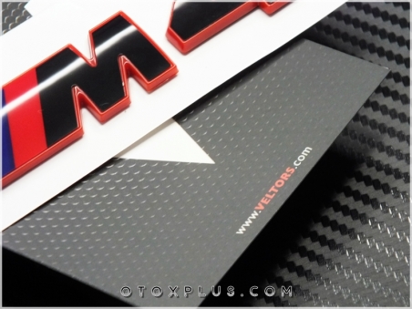 BMW M4 CSL M4 Çamurluk Logo Amblem