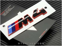 BMW M4 CSL M4 Çamurluk Logo Amblem