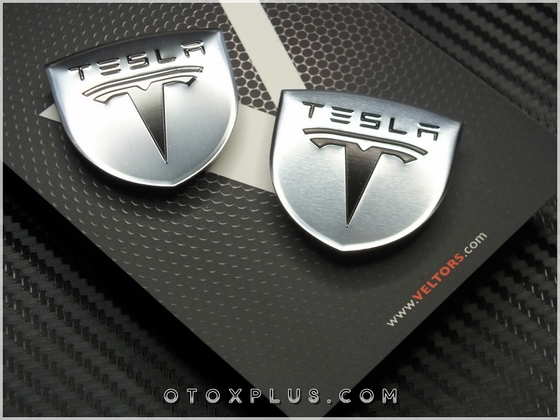 Tesla Araç Logo Amblem Seti