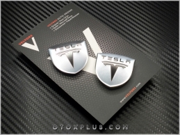 Tesla Araç Logo Amblem Seti