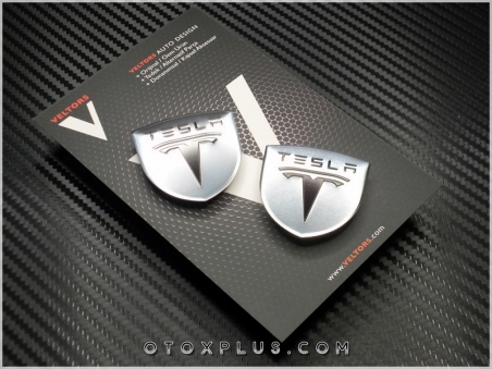 Tesla Araç Logo Amblem Seti
