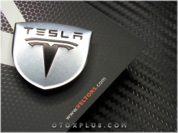 Tesla Araç Logo Amblem Seti