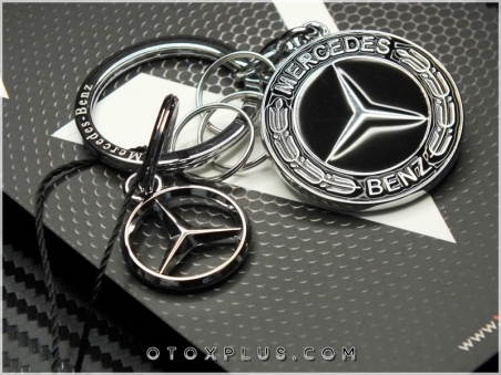 Mercedes Logo Amblem Özel Krom Anahtarlık