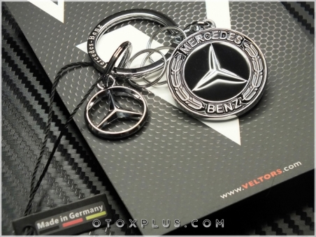 Mercedes Logo Amblem Özel Krom Anahtarlık