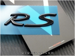 Porsche Black Siyah RS Bagaj Logo Amblem