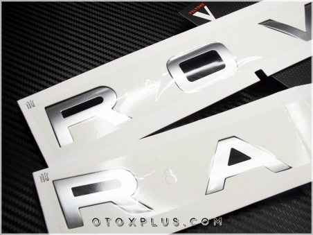 Range Rover Gri Velar Kaput Logo Amblem Seti