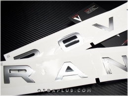 Range Rover Gri Velar Kaput Logo Amblem Seti