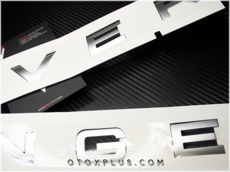 Range Rover Gri Velar Kaput Logo Amblem Seti