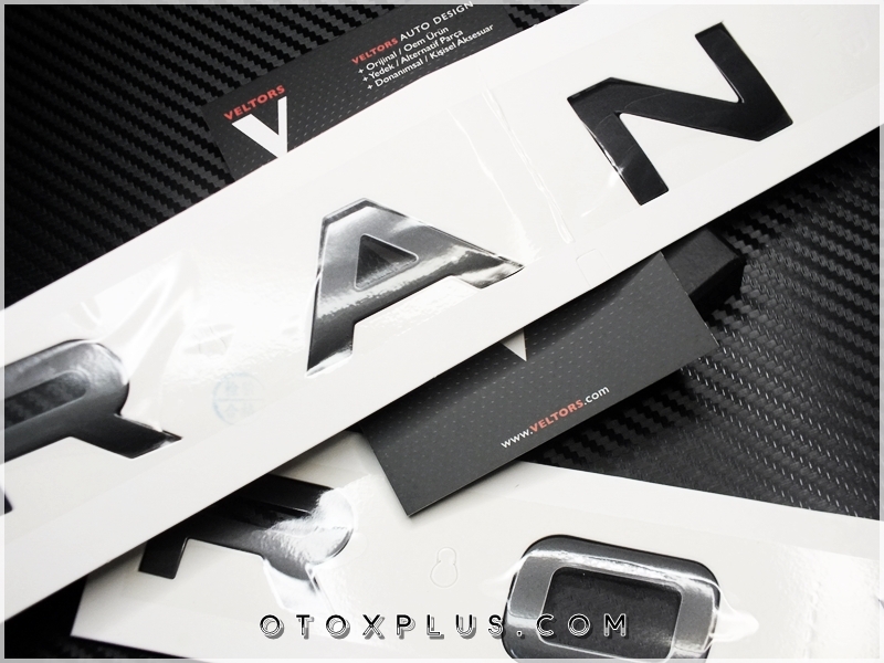 Range Rover Koyu Gri Velar Kaput Logo Amblem Seti