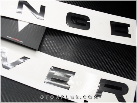 Range Rover Koyu Gri Velar Kaput Logo Amblem Seti