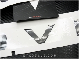 Range Rover Koyu Gri Velar Kaput Logo Amblem Seti