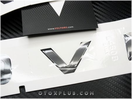 Range Rover Koyu Gri Velar Kaput Logo Amblem Seti