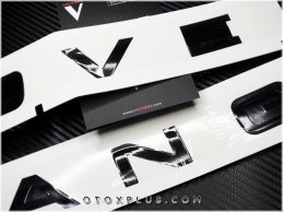 Range Rover Parlak Siyah Velar Kaput Logo Amblem Seti