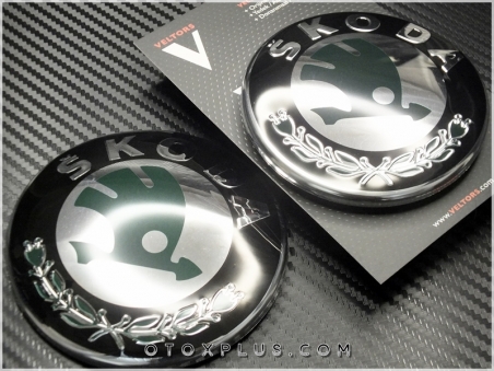 Skoda Octavia Fabia Roomster Superb Logo Amblem Seti