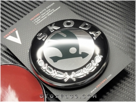 Skoda Octavia Fabia Roomster Superb Logo Amblem Seti