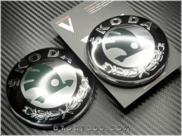 Skoda Octavia Fabia Roomster Superb Logo Amblem Seti