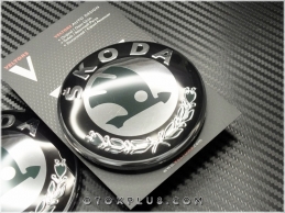 Skoda Octavia Fabia Roomster Superb Logo Amblem Seti
