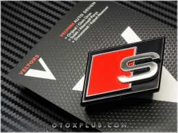 Audi e-tron S Line S Izgara Logo Amblem