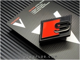 Audi e-tron Black / Siyah S Line S Izgara Logo Amblem