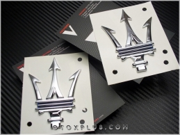 Maserati Mavi / Blue Yeni Nesil Maserati Logo Amblem Seti Maserati Mavi / Blue Yeni Nesil Maserati Logo Amblem Seti