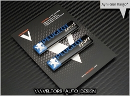 Peugeot Body Logo Amblem Seti