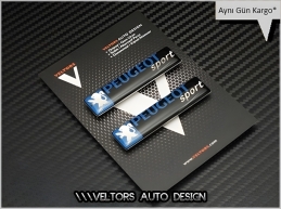 Peugeot Body Logo Amblem Seti