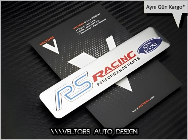 Ford RS Racing Performance Logo Amblem