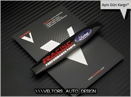 Ford Racing Performance Torpido Kokpit Logo Amblem