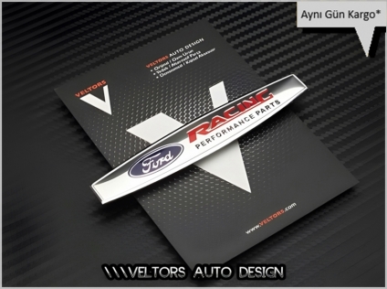 Ford Racing Performance Torpido Kokpit Logo Amblem