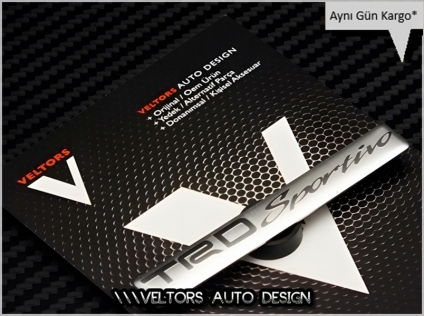 Toyota TRD Sport Torpido Kokpit Logo Amblem