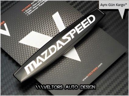 Mazda Speed Torpido Kokpit Logo Amblem