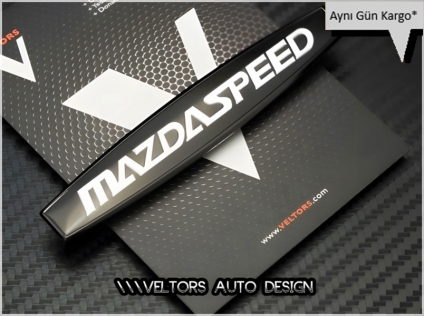 Mazda Speed Torpido Kokpit Logo Amblem