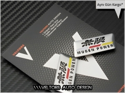Honda Mugen Power Koltuk Döşeme Logo Amblem Seti