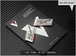 Toyota Ralli Racing Koltuk Döşeme Logo Amblem Seti