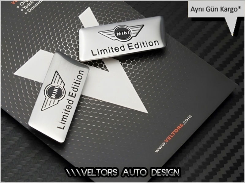 Mini Limited Edition Koltuk Döşeme Logo Amblem Seti