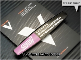Subaru Tuned by Sti Torpido Kokpit Logo Amblem Subaru Tuned by Sti Torpido Kokpit Logo Amblem