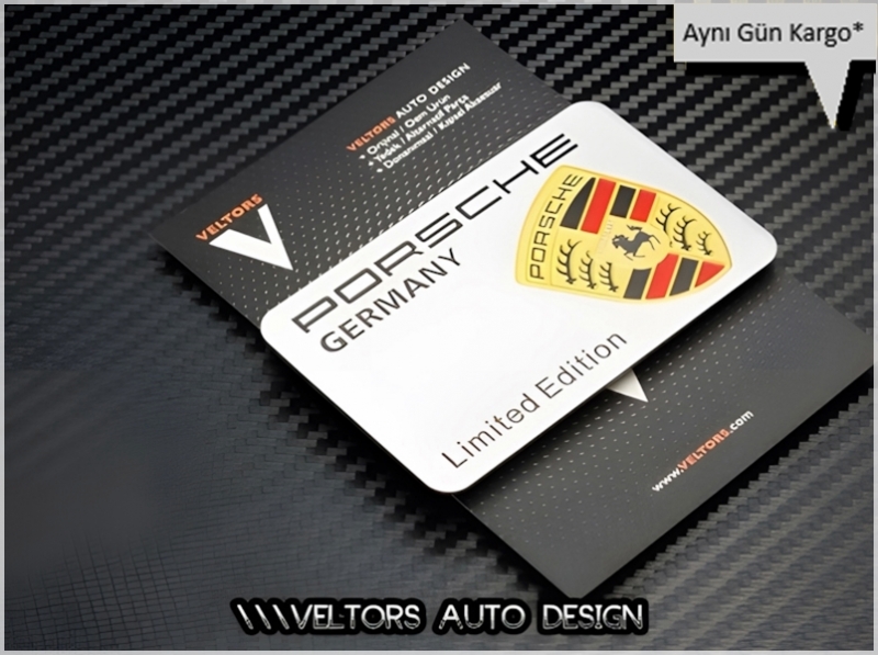 Porsche Limited Edition Plaketi Porsche Logo Amblem Porsche Limited Edition Plaketi Porsche Logo Amblem