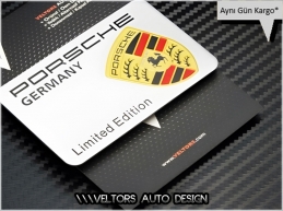 Porsche Limited Edition Plaketi Porsche Logo Amblem Porsche Limited Edition Plaketi Porsche Logo Amblem